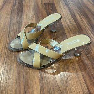 Michael Kors clear heels